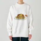 ぎみの溶けタイガーwithパンケーキ Heavyweight Crew Neck Sweatshirt