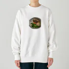 へくらうの店のてづくりソーキそば Heavyweight Crew Neck Sweatshirt