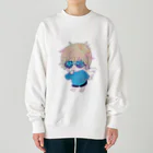 日向ふとし(カメラ)のだ天使ルーチェ Heavyweight Crew Neck Sweatshirt