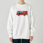 chicodeza by suzuriのレスキュー車 Heavyweight Crew Neck Sweatshirt