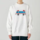 chicodeza by suzuriの可愛い救急車 Heavyweight Crew Neck Sweatshirt