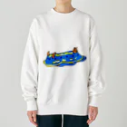 micro-diverのあおうみうし Heavyweight Crew Neck Sweatshirt