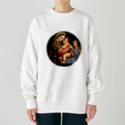 世界美術商店の小椅子の聖母 / Madonna della seggiola Heavyweight Crew Neck Sweatshirt