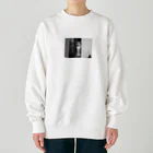 エモチル猫のゆず店長の実家猫押入れチルアウト Heavyweight Crew Neck Sweatshirt