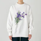 jamfish_goodiesのLAVENDER Heavyweight Crew Neck Sweatshirt