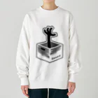 ツギハギ ニクの【Boxed * Horror】黒Ver Heavyweight Crew Neck Sweatshirt