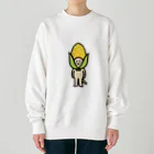 morocoshi-lifeのねこもろこし（ぬんッ） Heavyweight Crew Neck Sweatshirt