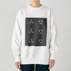 九十九屋の電気回路　Y回路とD回路 Heavyweight Crew Neck Sweatshirt