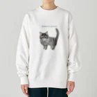 soraのノルウェージャンフォレストキャットのノエル Heavyweight Crew Neck Sweatshirt