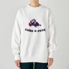 ZUKINDOGSの忍犬ふうがのほっこりタイム Heavyweight Crew Neck Sweatshirt