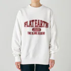 Mappila SHOPのカレッジ風［ネバダカラー］　フラットアース　FLATEARTH Heavyweight Crew Neck Sweatshirt