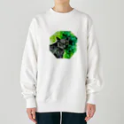 NEKONEEの黒恵 Heavyweight Crew Neck Sweatshirt