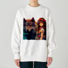 桜音ことこ企画の少女とオオカミの森 Heavyweight Crew Neck Sweatshirt