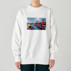 競艇デザイングッズ専門”BOATRACE SHOP”のボートレースを楽しもう Heavyweight Crew Neck Sweatshirt