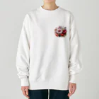 hanamaaruの花束ピンク Heavyweight Crew Neck Sweatshirt