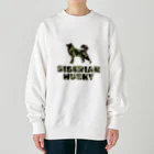 onehappinessのハスキー　迷彩柄　【One:Happiness】 Heavyweight Crew Neck Sweatshirt