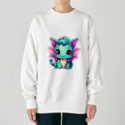 Vasetti_pressの可愛い幼竜 Heavyweight Crew Neck Sweatshirt