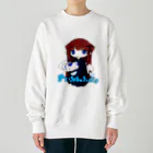 沈黙のすいみんおばけ Heavyweight Crew Neck Sweatshirt