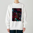 nijinの聞こえる怖い音：緑 Heavyweight Crew Neck Sweatshirt