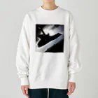 dolphineの空中に浮いてる巨大ギター Heavyweight Crew Neck Sweatshirt