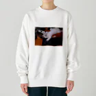 僕の撮る猫は可愛くないのMamekan Heavyweight Crew Neck Sweatshirt