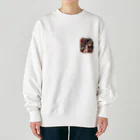 streetsnapのUrban Inked Chic、両面プリントスウェット、期間限定 Heavyweight Crew Neck Sweatshirt