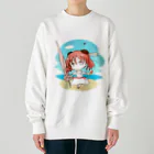 AtelierCharoiの夏の空とセミカ Heavyweight Crew Neck Sweatshirt