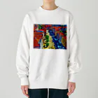 GALLERY misutawoのポーランド グダンスクのドゥーギ広場 Heavyweight Crew Neck Sweatshirt