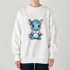 Vasetti_pressのパーカーを着ているドラゴン Heavyweight Crew Neck Sweatshirt