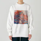 デジタルアート【gâteauchocolat】の幻想の少女 Heavyweight Crew Neck Sweatshirt