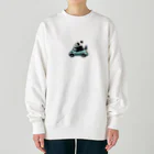 Shiba_IncのPanda driving a car（車を運転するパンダ） Heavyweight Crew Neck Sweatshirt