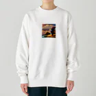 アート・ウィズ・スタイルのアートウィズワンちゃん Heavyweight Crew Neck Sweatshirt