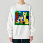 にゃんこショップのレインボーアニマル Heavyweight Crew Neck Sweatshirt