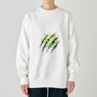 m4の葉っぱ３ Heavyweight Crew Neck Sweatshirt