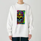 jack_and_beanのヘビーメタルでロックなスカル Heavyweight Crew Neck Sweatshirt