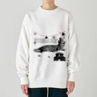 コハクの魔女になったコハク Heavyweight Crew Neck Sweatshirt