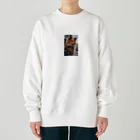 majuiceの凛々しい犬 Heavyweight Crew Neck Sweatshirt