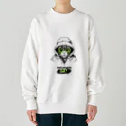 geshicoのcat ハッカー　 Heavyweight Crew Neck Sweatshirt