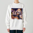 D.M@WORLDのフォトコンテスト優勝候補ユメちゃん③ Heavyweight Crew Neck Sweatshirt