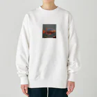 あにまるのへんなさかな2 Heavyweight Crew Neck Sweatshirt