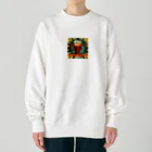 ベルギービールバー麦酒本舗公式グッズのベルギービールの麦酒本舗 Heavyweight Crew Neck Sweatshirt