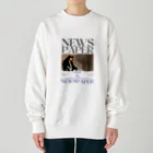 show.のNEWS PAPER Heavyweight Crew Neck Sweatshirt