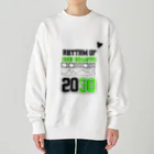 show.のRHYTHM OF 2030 Heavyweight Crew Neck Sweatshirt