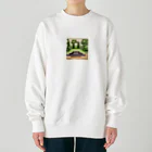 cunissaのドット絵古の祭壇 Heavyweight Crew Neck Sweatshirt