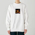 wado_dの幻想的な宇宙 Heavyweight Crew Neck Sweatshirt