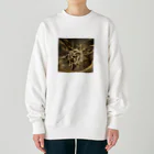 TAIYO 猫好きの太陽アート加工 Heavyweight Crew Neck Sweatshirt