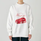 CalligraphyのNiku ga suki Heavyweight Crew Neck Sweatshirt