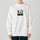 slowlife365のうるうるパンダ Heavyweight Crew Neck Sweatshirt