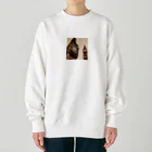 K-K123456のレトロなビックベンのイラストグッズ Heavyweight Crew Neck Sweatshirt