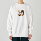 キイロチャンのアニマル学校 Heavyweight Crew Neck Sweatshirt